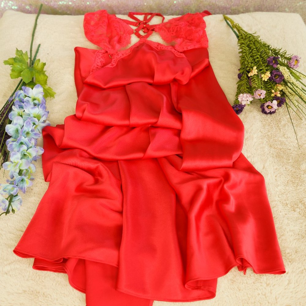 COPY - Satin and Lace gown from Victoria's Secret.